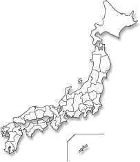 日本地図 都道府県別地図 無料フリー素材